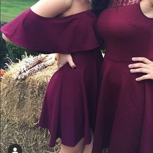 Windsor Maroon Dress